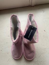 Stivali color cipria foderati Alcott