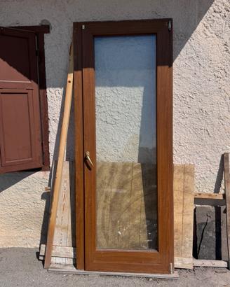 Portafinestra PVC fintolegno