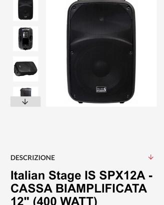 Casse Amplificate Italian Stage