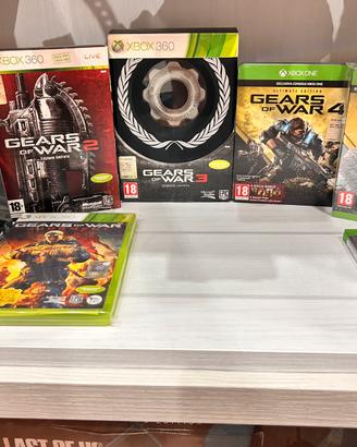 Collezione gears of war + statua marcus