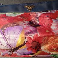 pochette beauty multicolore fiori / blu