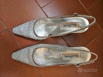 Scarpe donna argentate n.38 Valleverde 
