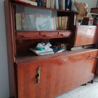 Mobile letto scomparsa anni 60 vintage legno