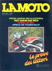 rivista LA MOTO numero 4 anno 1985