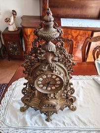 Orologio in ottone antico stile Barocco