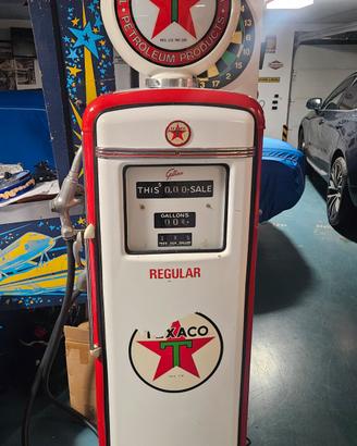 pompa benzina vintage texaco anni 60