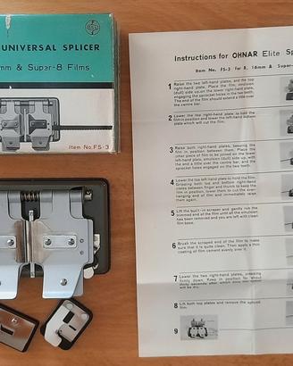 Giuntatrice pellicola Ohnar Universal Spicer Elite