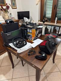 Simulatore thrustmaster completo e xbox
