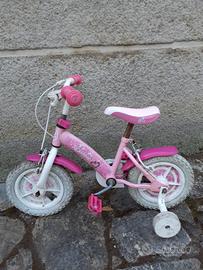 bicicletta Barbie con ruotine