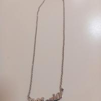 collanina acciaio con nome Maria  ok name jewels 