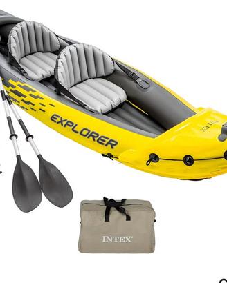 Canoa gonfiabile due posti