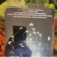 Cascata 200 Led Natale LUCE FREDDA uso interno est