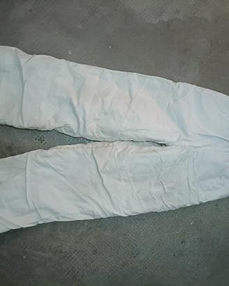 pantaloni sci bianchi