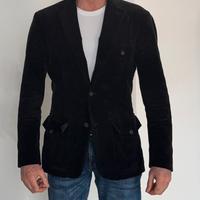 Giacca in Velluto nero Polo Ralph Lauren