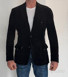 Giacca in Velluto nero Polo Ralph Lauren
