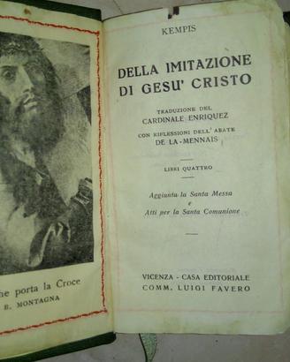 Della imitazione di Gesù Cristo - Kempis 1951