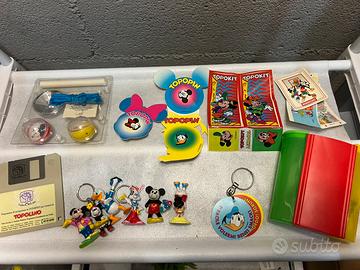 Lotto vari accessori / giochi vintage Disney