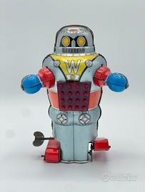 Mechanical Sparking W Robot  Vintage Giocattolo