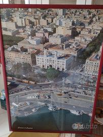Poster veduta del porto di Cagliari 