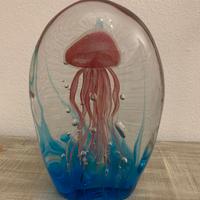 Scultura Medusa vetro di Murano