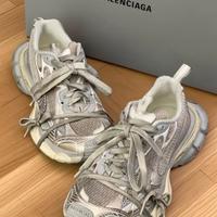 Scarpe basse da papà in mesh effetto used per uomo