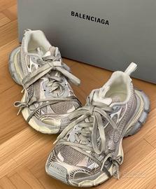 Scarpe basse da papà in mesh effetto used per uomo