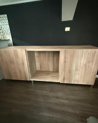 mobile credenza ikea effetto legno 180 cm