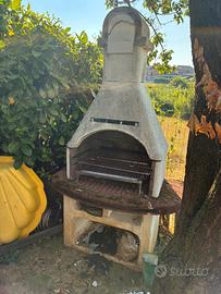 Barbecue in cemento refrattario 80 cm