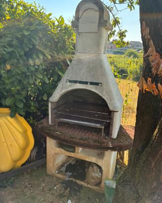 Barbecue in cemento refrattario 80 cm