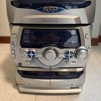 Stereo Hi-Fi Schaub Lorenz +5 CD+ Doppia Cassetta