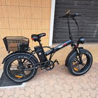 Bici elettrica Fat bike Rks Nero M