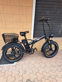 Bici elettrica Fat bike Rks Nero M