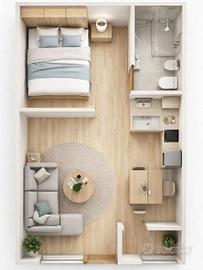 Monolocale zona bolognina