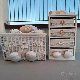 Cassettiera e baule grande Nanan