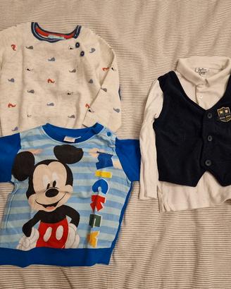 Maglione camicia neonato 18 mesi 