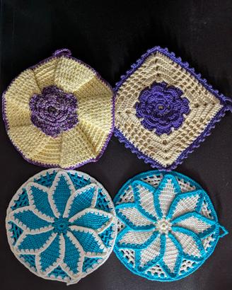 Presine artigianali Hand Made Fatte a mano cotone.