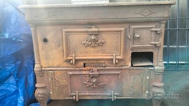 stufa antica in ghisa