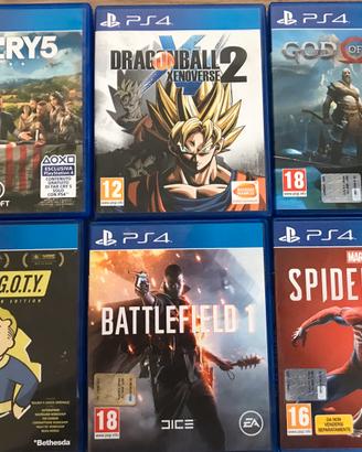 Vari giochi Ps4