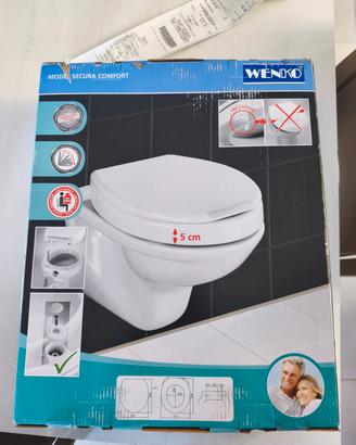 Sedile wc per disabili Wenko Secura Comfort 5 cm