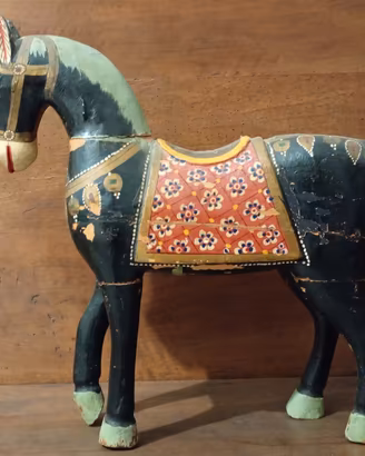 Cavallino giocattolo antico