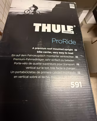 Portabici da tetto  thule proride 591
