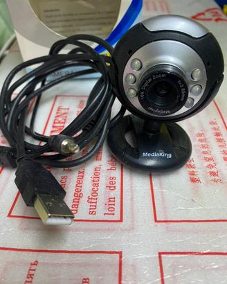 Webcam 5 mp con microfono integrato