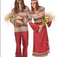 travestimento hippy per carnevale-set lui e lei