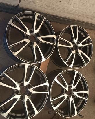 cerchi 8x18 black mirror 5 x120 audi vw