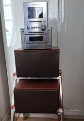 Stereo Panasonic SA PM 17 con 2 altoparlanti Sony  			