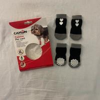 Calzini elasticizzati antiscivolo per cani 4pezzi
