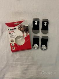 Calzini elasticizzati antiscivolo per cani 4pezzi