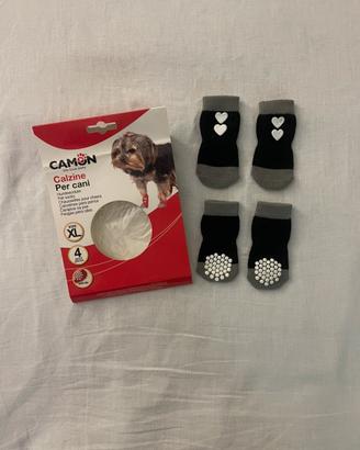 Calzini elasticizzati antiscivolo per cani 4pezzi