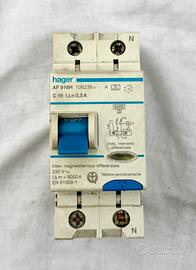 INTERRUTTORE DIFFERENZIALE MAGNETOTERMICO HAGER