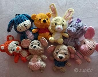 Personaggi,portachiavi Winnie the Pooh,fatti a man